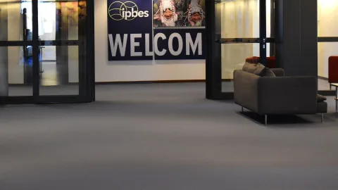 IPBES secretariat office - welcome sign
